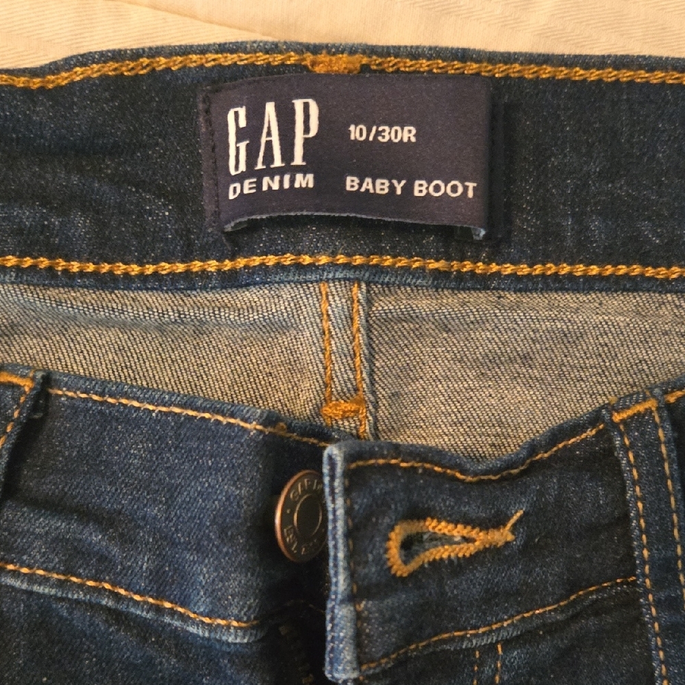 GAP Baby Boot Denim Jeans - Classic Blue